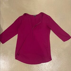 Express Women's Pink Top